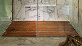 MTI - Teak Shower Tray For Mtsb-6030 End Drain