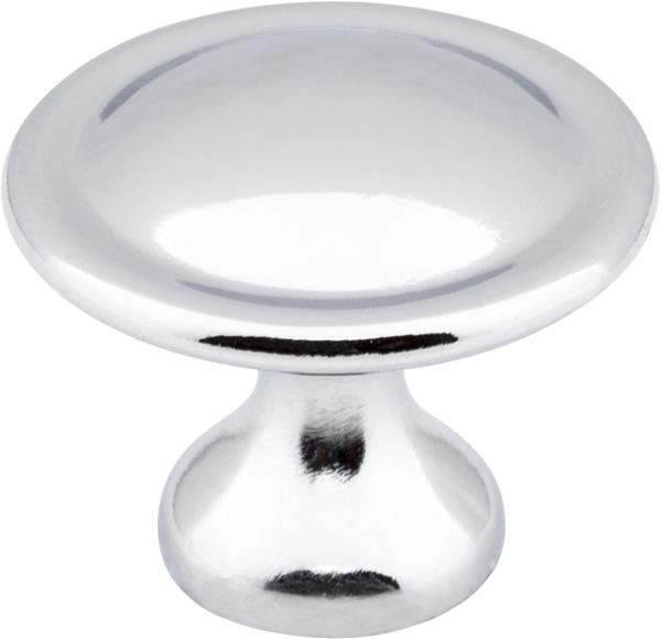 Elements - 1-1/8 Inch Diameter Button Watervale Cabinet Mushroom Knob