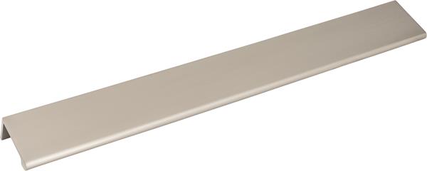 Elements - 12 Inch Overall Length Brushed Chrome Edgefield Cabinet Tab Pull