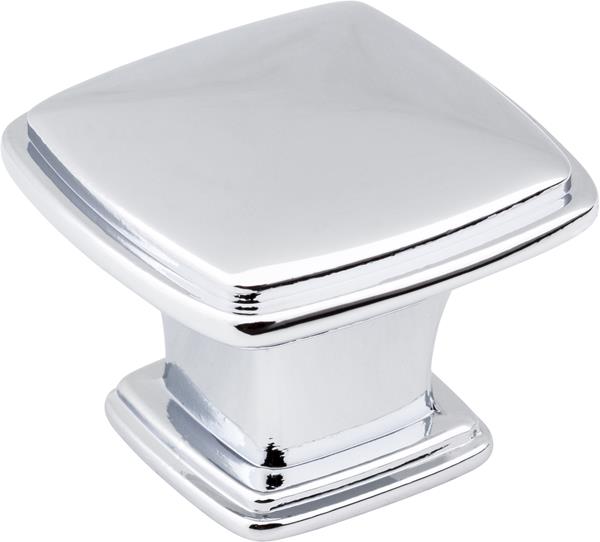 Jeffrey Alexander - 1-3/16 Inch Overall Length Square Milan 1 Cabinet Knob