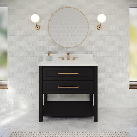 Jeffrey Alexander - Kipling 36 Inch W  Single Basin Bathroom Vanity Set