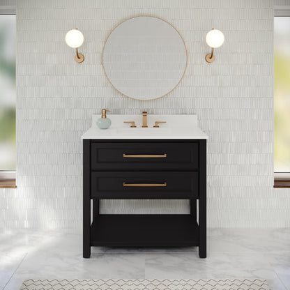 Jeffrey Alexander - Kipling 36 Inch W  Single Basin Bathroom Vanity Set
