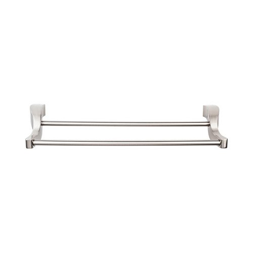 Top Knobs - Aqua Double 25 1/4 Inch Wall Mounted  Towel Bar
