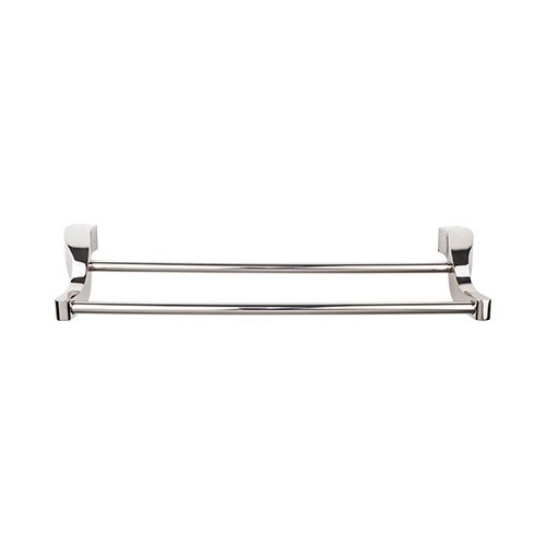 Top Knobs - Aqua Double 25 1/4 Inch Wall Mounted  Towel Bar