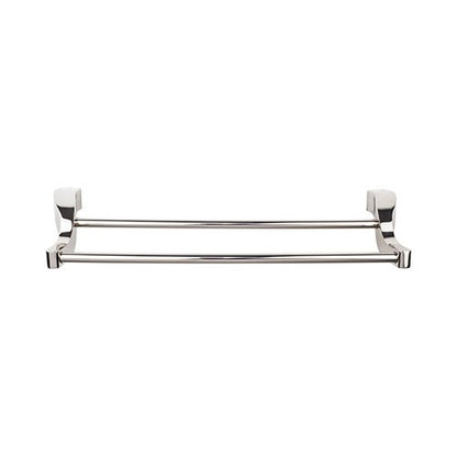 Top Knobs - Aqua Double 25 1/4 Inch Wall Mounted  Towel Bar