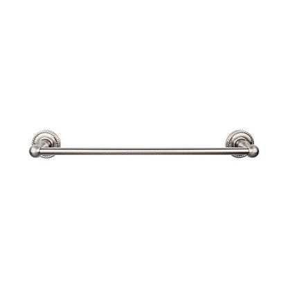Top Knobs - Edwardian Bath 30 Inch Single Towel Bar - Rope Backplate