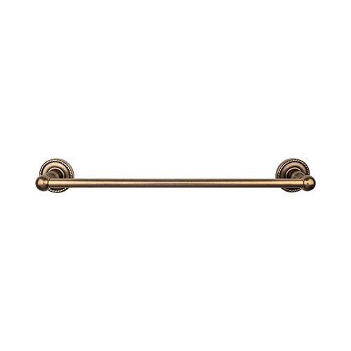 Top Knobs - Edwardian Bath 30 Inch Single Towel Bar - Rope Backplate
