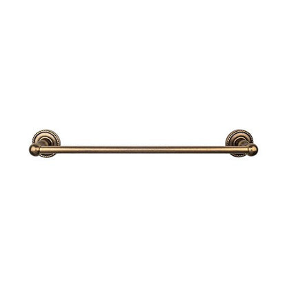 Top Knobs - Edwardian Bath 30 Inch Single Towel Bar - Rope Backplate