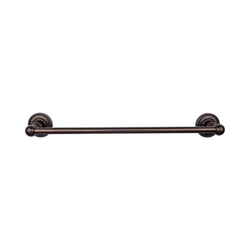 Top Knobs - Edwardian Bath 30 Inch Single Towel Bar - Rope Backplate