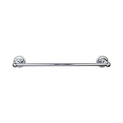 Top Knobs - Edwardian Bath 30 Inch Single Towel Bar - Rope Backplate