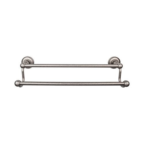 Top Knobs - Edwardian Bath 30 Inch Double Towel Bar - Plain Backplate
