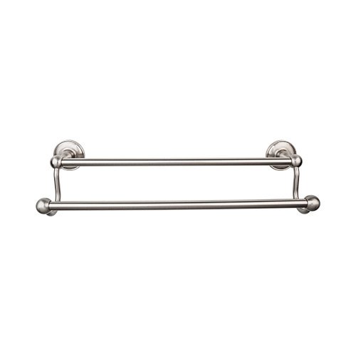 Top Knobs - Edwardian Bath 30 Inch Double Towel Bar - Plain Backplate