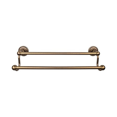 Top Knobs - Edwardian Bath 30 Inch Double Towel Bar - Rope Backplate