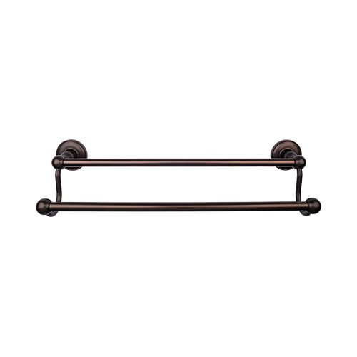 Top Knobs - Edwardian Bath 30 Inch Double Towel Bar - Plain Backplate