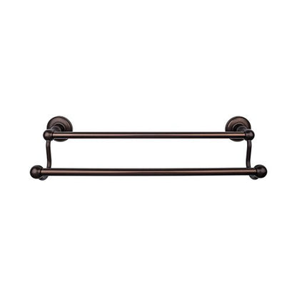 Top Knobs - Edwardian Bath 30 Inch Double Towel Bar - Plain Backplate