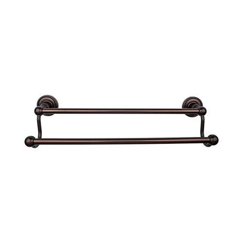 Top Knobs - Edwardian Bath 30 Inch Double Towel Bar - Rope Backplate