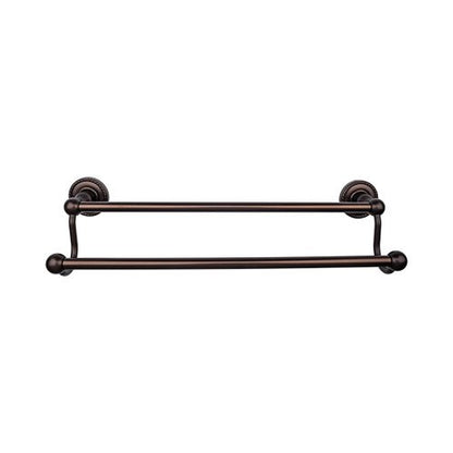 Top Knobs - Edwardian Bath 30 Inch Double Towel Bar - Rope Backplate