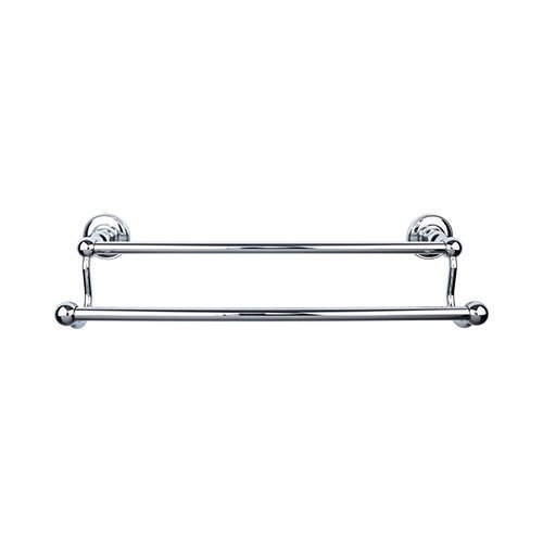 Top Knobs - Edwardian Bath 30 Inch Double Towel Bar - Plain Backplate