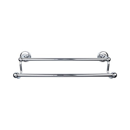 Top Knobs - Edwardian Bath 30 Inch Double Towel Bar - Plain Backplate