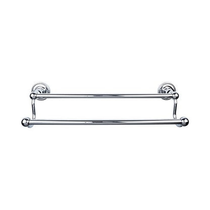 Top Knobs - Edwardian Bath 30 Inch Double Towel Bar - Rope Backplate
