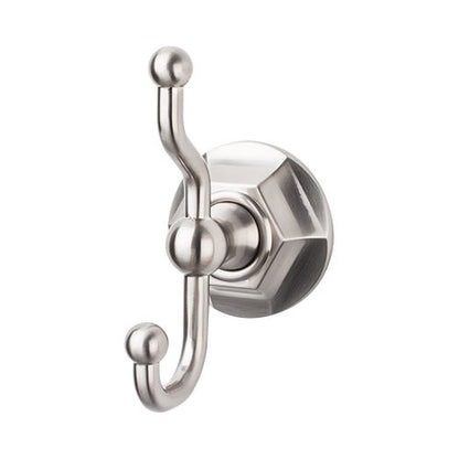 Top Knobs - Edwardian Bath Double Hook - Hex Backplate