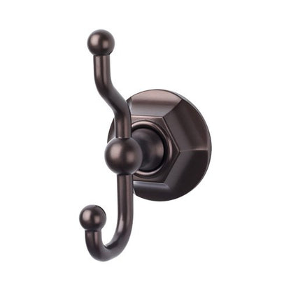 Top Knobs - Edwardian Bath Double Hook - Hex Backplate