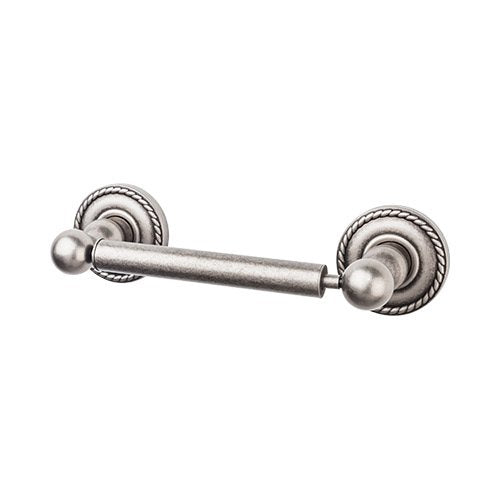 Top Knobs - Edwardian Bath Tissue Holder - Rope Backplate