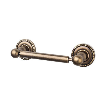 Top Knobs - Edwardian Bath Tissue Holder - Rope Backplate