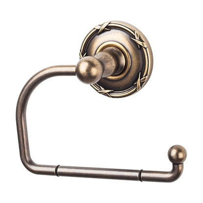 Top Knobs - Edwardian Bath Tissue Hook -  Ribbon Backplate