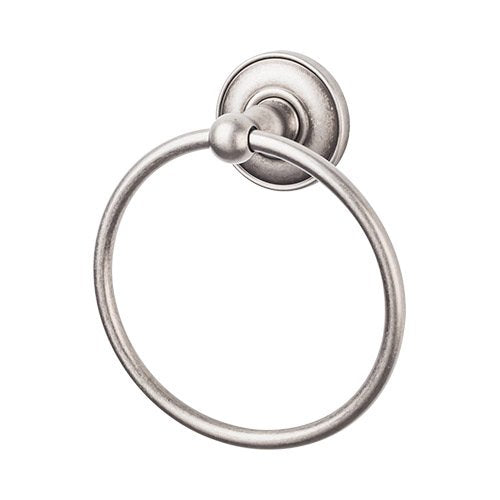 Top Knobs - Edwardian Bath Ring - Plain Backplate