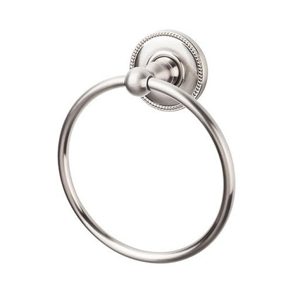 Top Knobs - Edwardian Bath Ring - Beaded Backplate