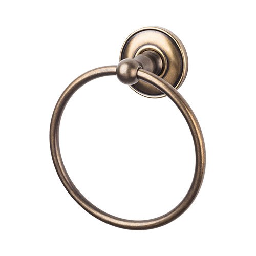 Top Knobs - Edwardian Bath Ring - Plain Backplate