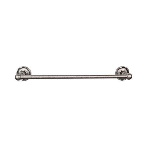 Top Knobs - Edwardian Bath 18 Inch Single Towel Bar - Ribbon Backplate