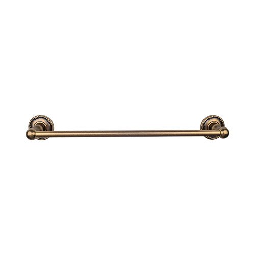Top Knobs - Edwardian Bath 18 Inch Single Towel Bar - Ribbon Backplate