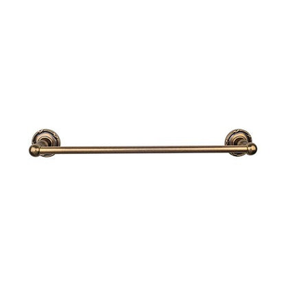 Top Knobs - Edwardian Bath 18 Inch Single Towel Bar - Ribbon Backplate