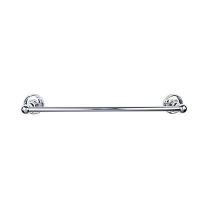 Top Knobs - Edwardian Bath 18 Inch Single Towel Bar - Ribbon Backplate