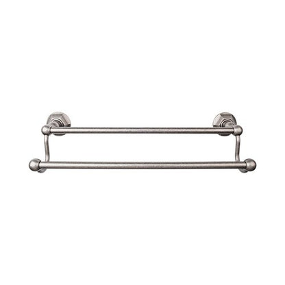Top Knobs - Edwardian Bath 18 Inch Double Towel Bar - Hex Backplate