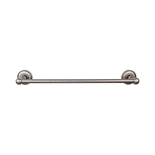 Top Knobs - Edwardian Bath 24 Inch Single Towel Bar - Plain Backplate