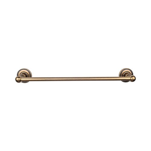 Top Knobs - Edwardian Bath 24 Inch Single Towel Bar - Beaded Backplate
