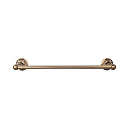 Top Knobs - Edwardian Bath 24 Inch Single Towel Bar - Hex Backplate