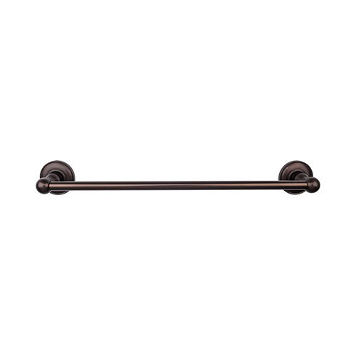 Top Knobs - Edwardian Bath 24 Inch Single Towel Bar - Plain Backplate