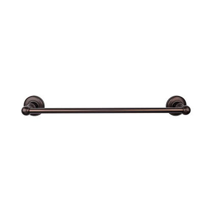 Top Knobs - Edwardian Bath 24 Inch Single Towel Bar - Plain Backplate