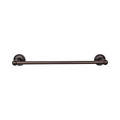 Top Knobs - Edwardian Bath 24 Inch Single Towel Bar - Ribbon Backplate