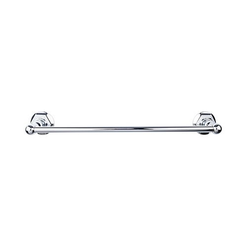Top Knobs - Edwardian Bath 24 Inch Single Towel Bar - Hex Backplate