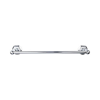 Top Knobs - Edwardian Bath 24 Inch Single Towel Bar - Hex Backplate