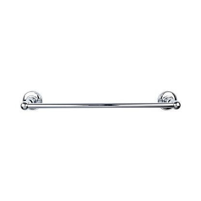 Top Knobs - Edwardian Bath 24 Inch Single Towel Bar - Plain Backplate