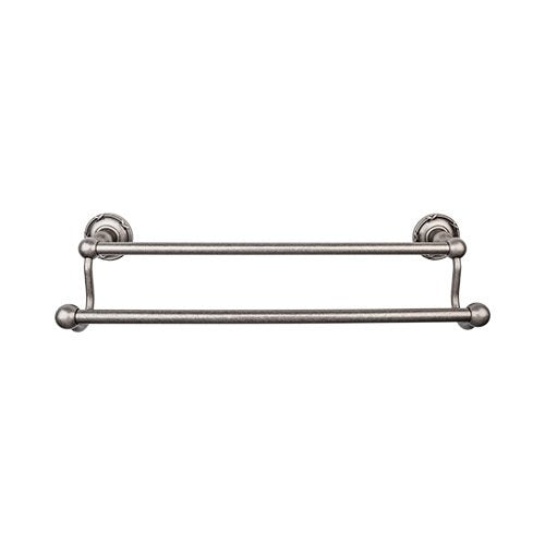 Top Knobs - Edwardian Bath 24 Inch Double Towel Bar - Ribbon Backplate
