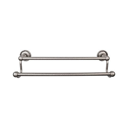 Top Knobs - Edwardian Bath 24 Inch Double Towel Bar - Ribbon Backplate