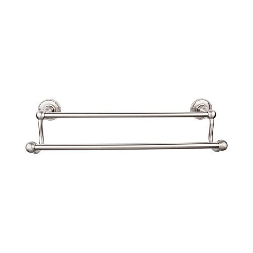 Top Knobs - Edwardian Bath 24 Inch Double Towel Bar - Beaded Backplate