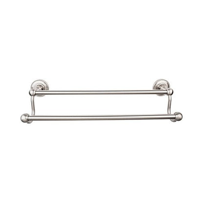 Top Knobs - Edwardian Bath 24 Inch Double Towel Bar - Beaded Backplate